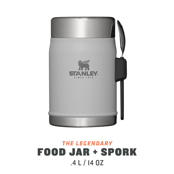 Classic Legendary Food Jar + Spork | 0.4L - Ѕtаnlеу