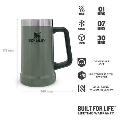 Adventure Big Grip Beer Stein | 0.70L - Ѕtаnlеу Create