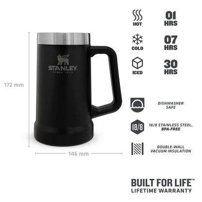 Adventure Big Grip Beer Stein | 0.70L - Ѕtаnlеу Create