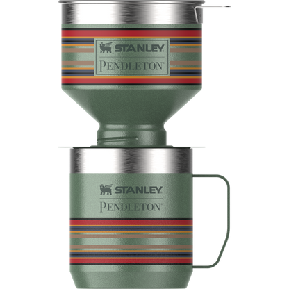 Pendleton Yakima Camp Stripes Perfect-Brew Pour Over Set - Ѕtаnlеу