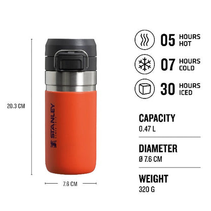 Go Quick Flip Water Bottle | 0.47L - Ѕtаnlеу