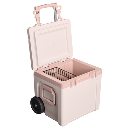 Easy-Carry Outdoor Wheeled Cooler | 47.3L - Ѕtаnlеу