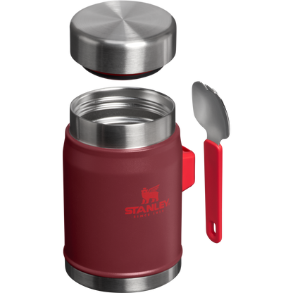 Classic Legendary Food Jar + Spork | 0.4L - Ѕtаnlеу